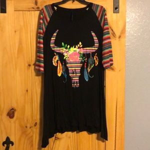 Boutique Tunic Top Serape!